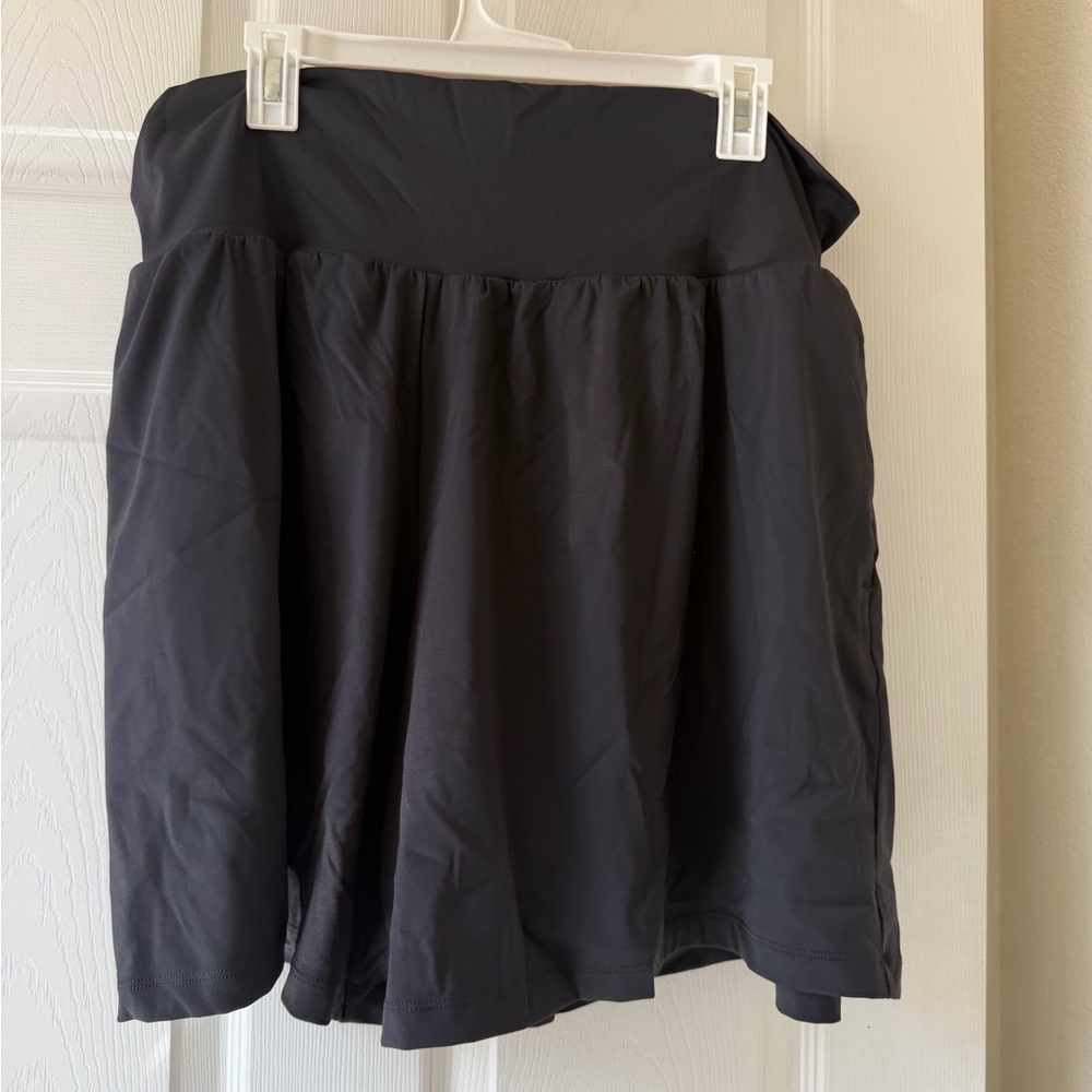 7 inch HALARA Black Athletic Skort Shorts